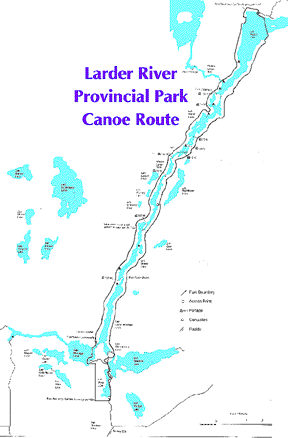 larder river provincial park canoe route